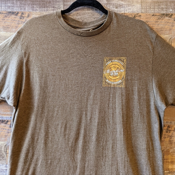 Moonshine Spirit by Brad Paisley Heathered Light Brown Tee - Picture 11 of 15